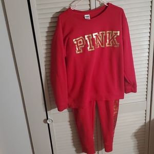 Pink Sweatshirt and jogger set